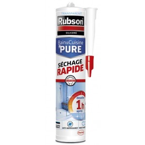 Rubson Bain & Cuisine RE-NEW, mastic sanitaire blanc à base de silicone, 1  x 100 ml & Outils Enlève Joint - permet d'éliminer facilement tout type  d'ancien joint : : Bricolage