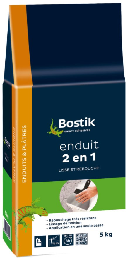 Bostik Enduit de Lissage en Pâte, Prêt à l'Emploi, Application