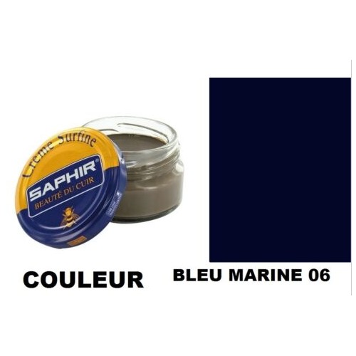 Cirage bleu marine canadian pour cuir