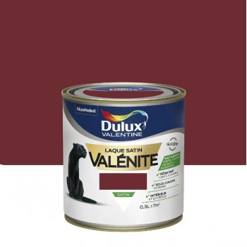 Peinture laque glycéro satin rouge basque valenite 0.5l DULUX VALENTINE 3031520218429