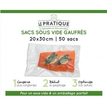 20 sacs sous vide 20x23 cm - Le Pratique – A Vos Conserves