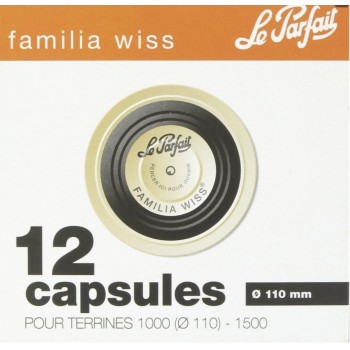 12 capsules pour terrine familia wiss ° 110mm LE PARFAIT 3039660990373