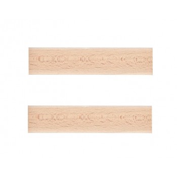 Lot 2 tringle barre à rideaux bois ° 35 mm 2 mètres coloris bois chêne clair 3336003520014 / 2