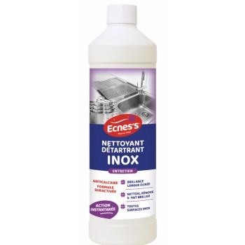 Nettoyant détartrant brillant toutes surfaces inox 1 litre ECNES'S 3306561140283